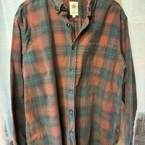 THE TERRITORY AHEAD MEN’S XL CORDUROY PLAID SHIRT- EXCELLENT CONDITION